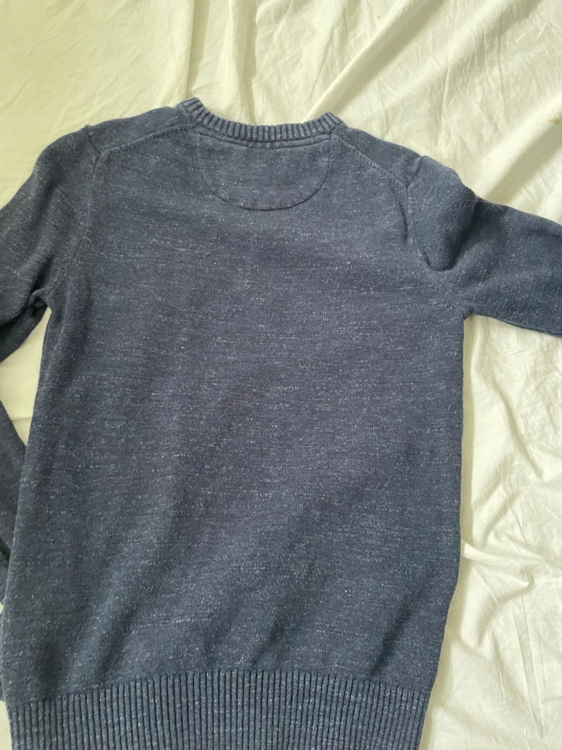 Blå stickad tröja från Morris - 4