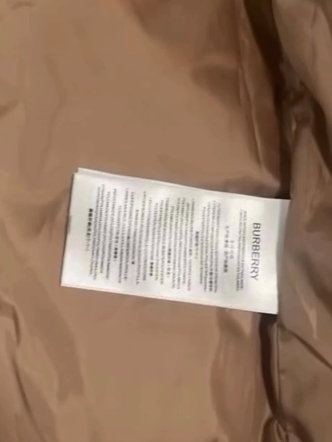 Beige dunjacka från Burberry  - 3