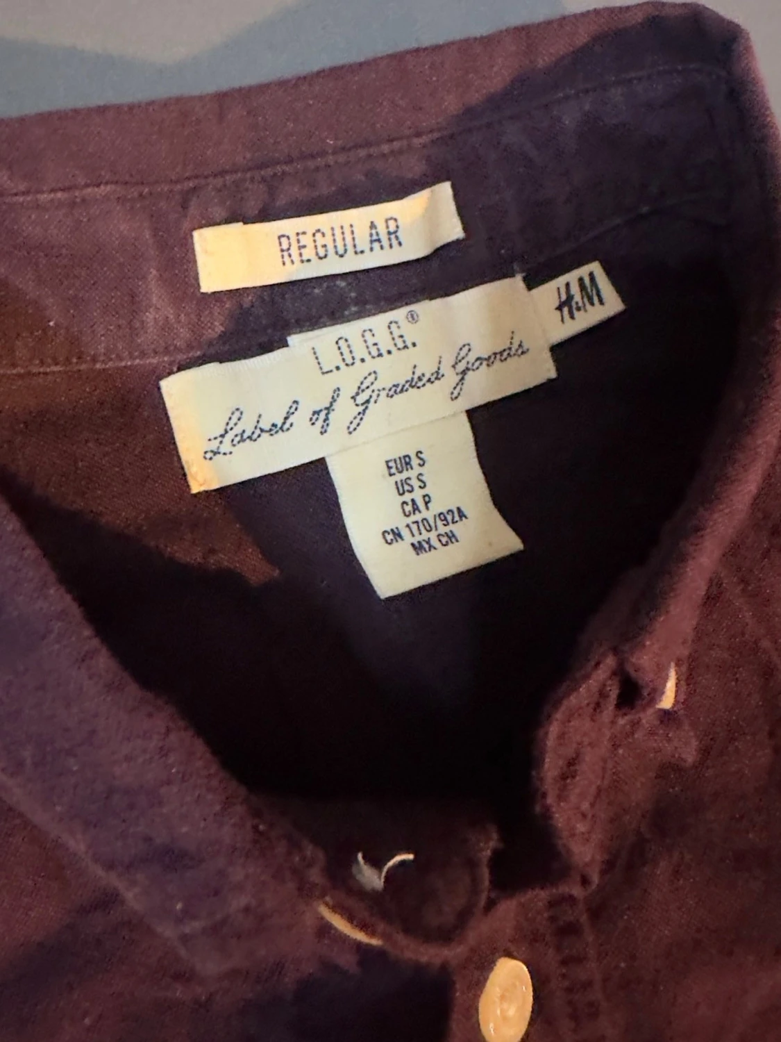 Mörklila skjorta från H&M L.O.G.G. - 1