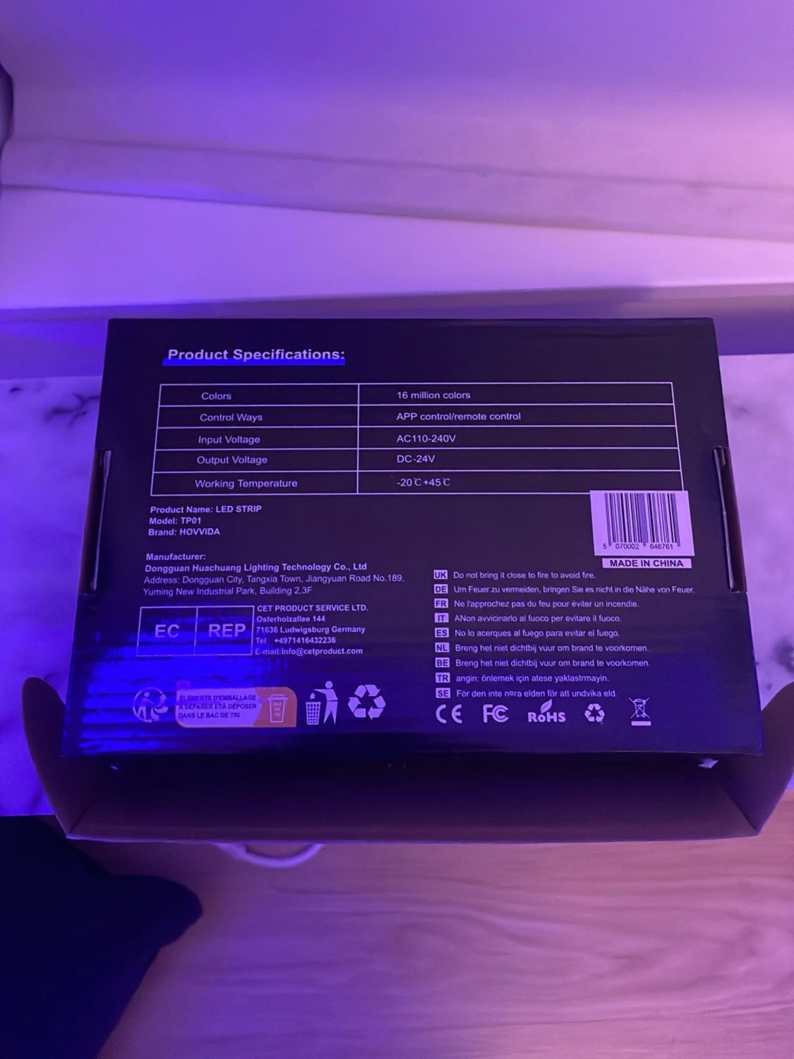 Hovvida RGB LED Strip Light - 2