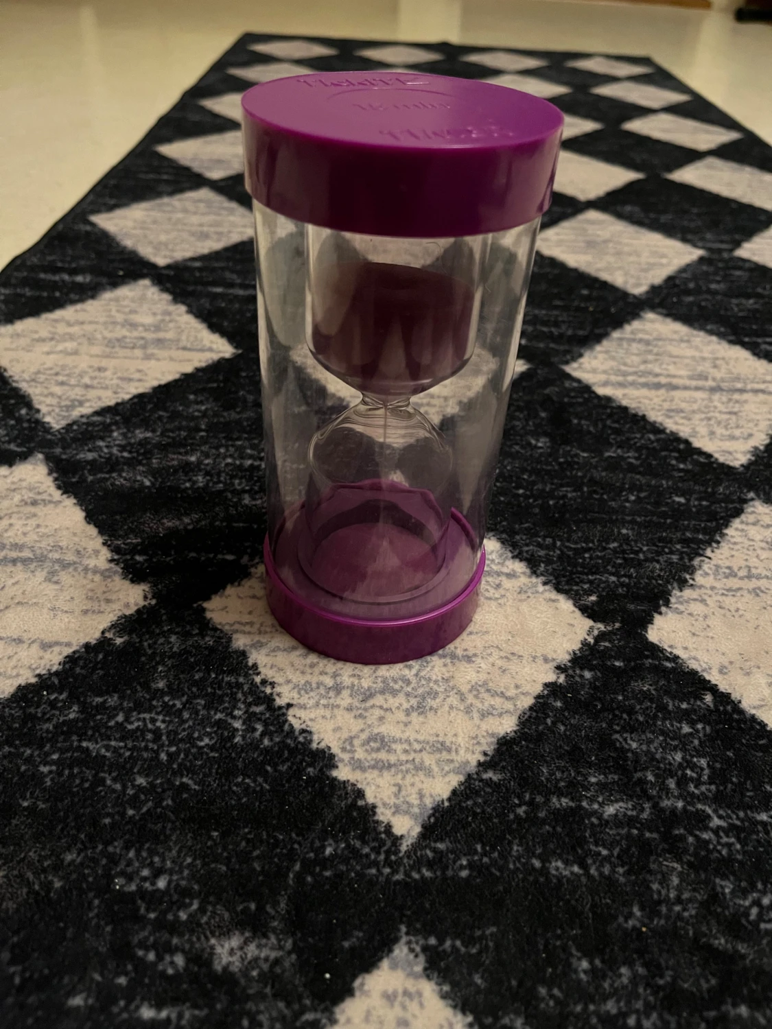 Lila timglas från TickiT 15 min - 1