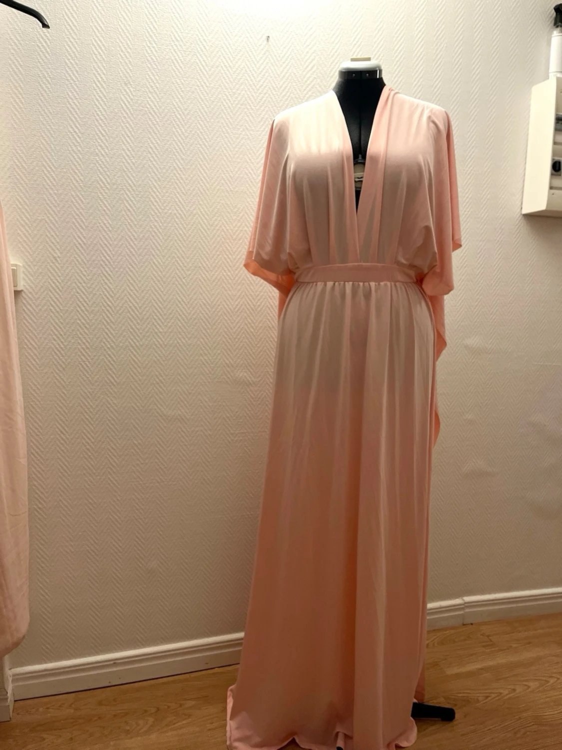 By Malina - Lola Multiway Maxi Dress – blush pink, wrap style - 4