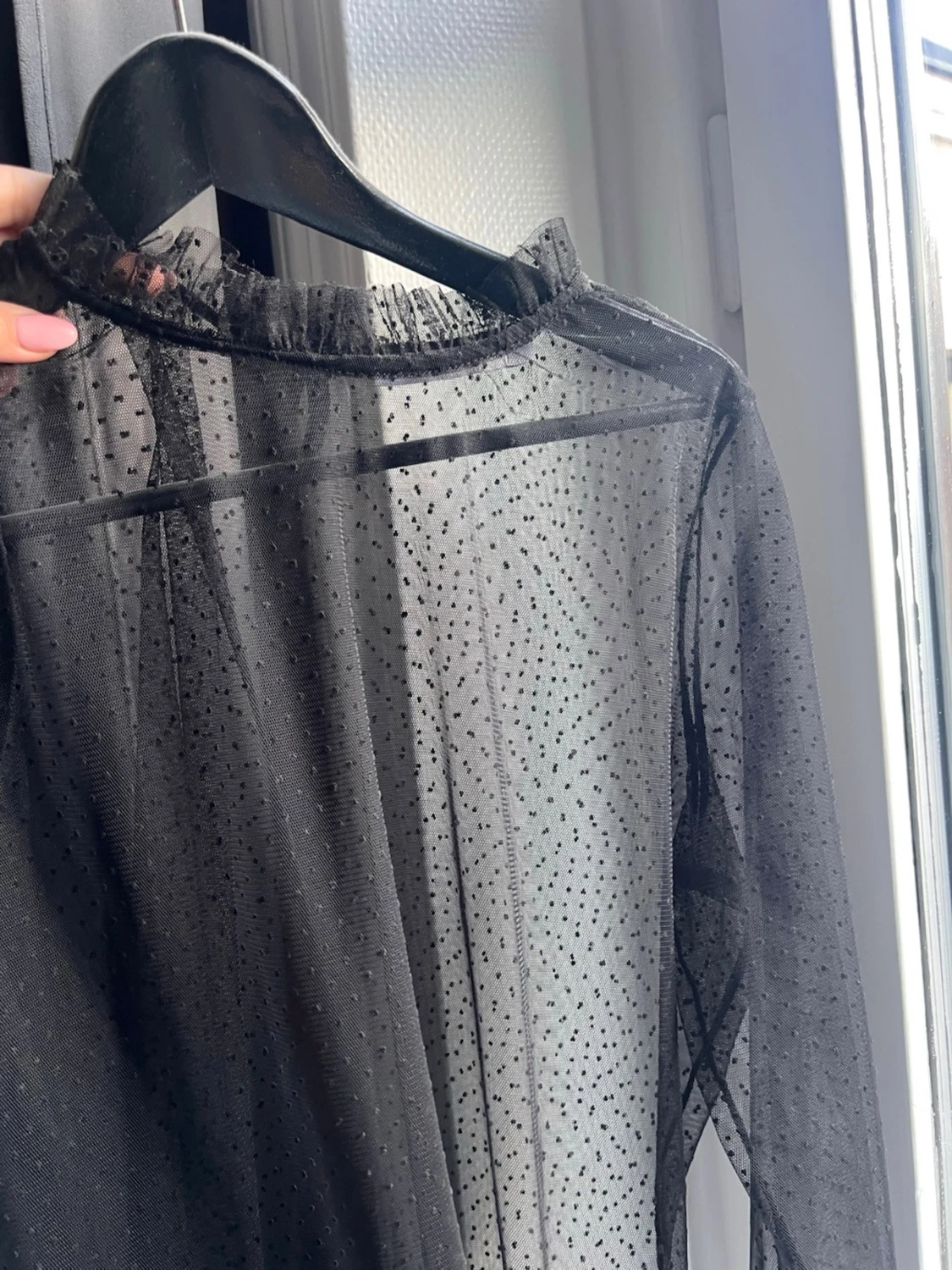 Svart mesh topp från NA-KD
