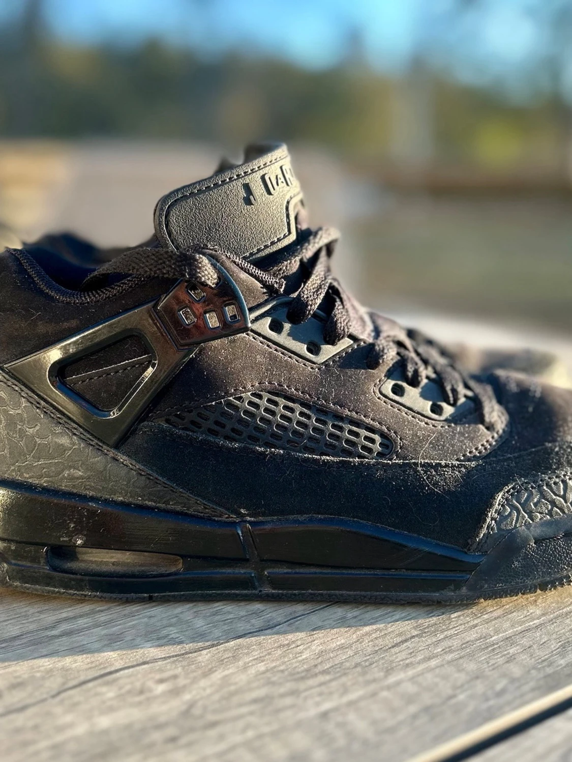 Svarta Air Jordan sneakers - 1
