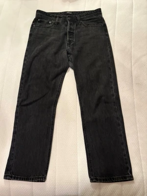 Jack & Jones Jeans 30/30 - Jeans från Jack & Jones i storlek 30/30, Relaxed Fit (avslappnad passform). I otroligt fint skick, inga hål eller annat. Färgen heter Black Denim, men är mer mörkgrå än helt svart.