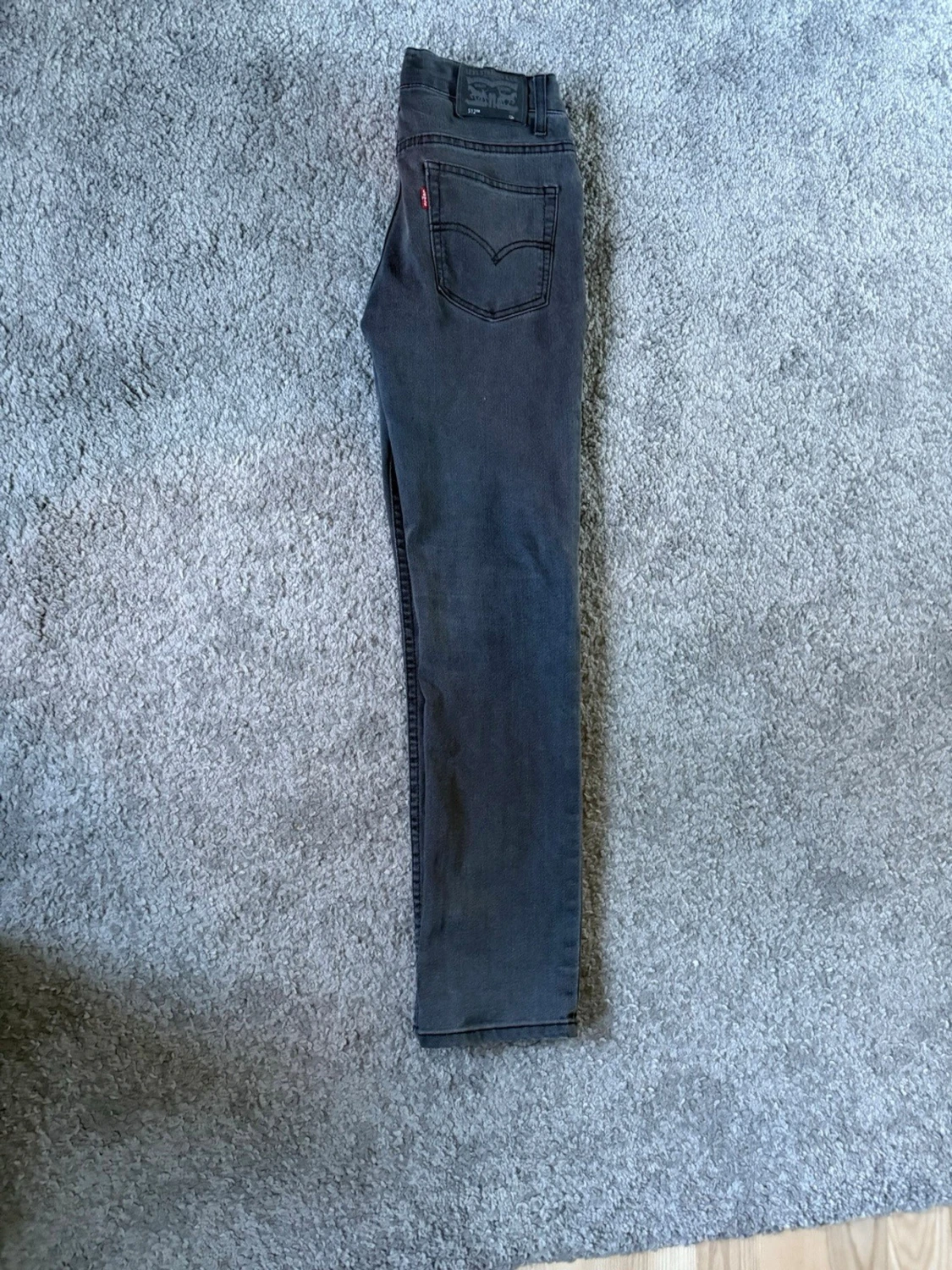 Levi's 512 Slim Taper svarta jeans