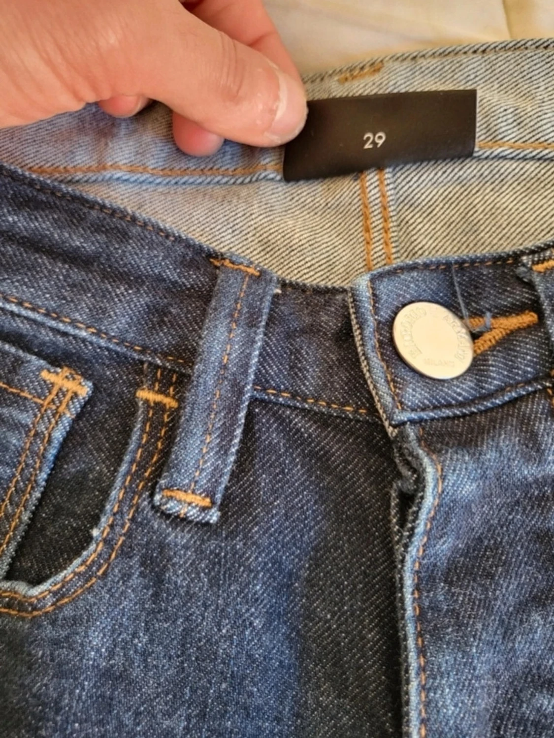 Mörkblå jeans från Emporio Armani - 4