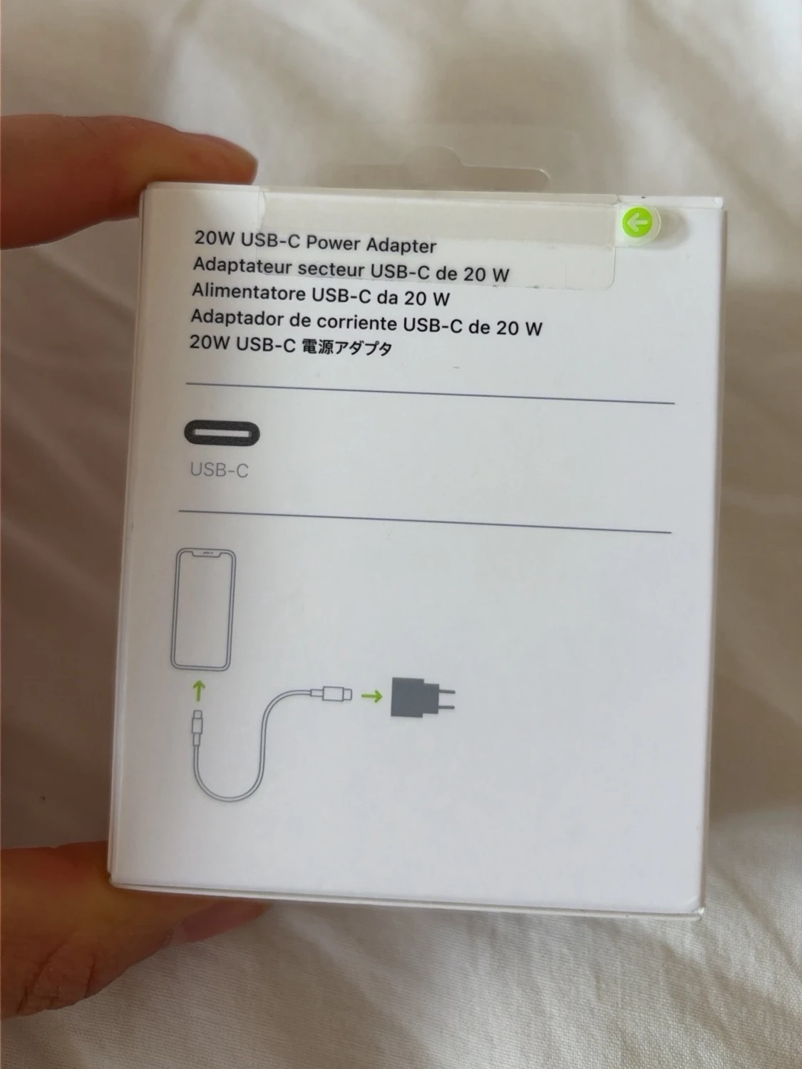 Apple USB-C 20W strömadapter - 1