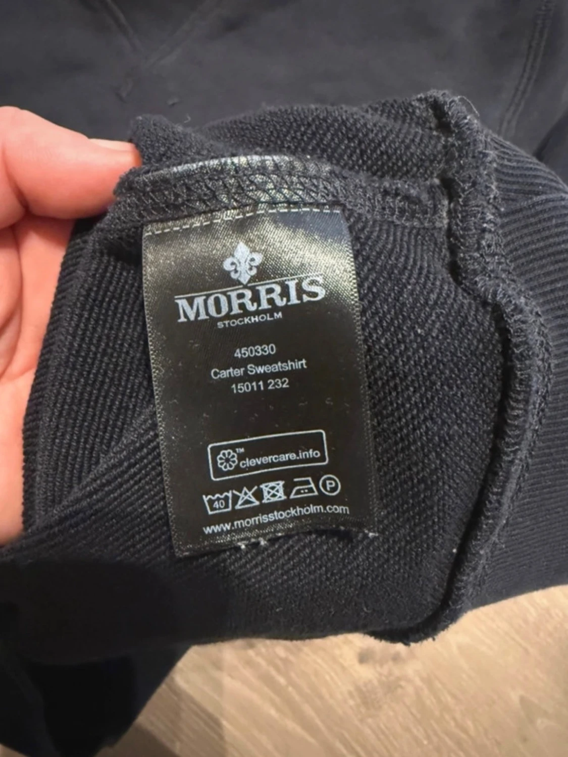 Mörkblå sweatshirt från Morris - 2