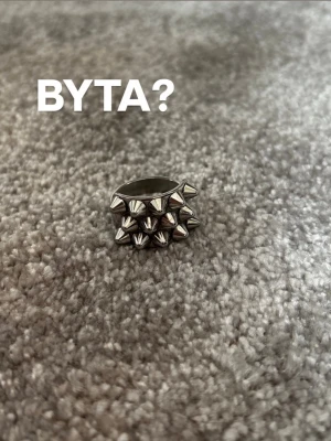BYTA? sliverring  - Hej jag undrar om någon vill byta ut denna jättefina silverring mot en guld i samma storlek 18.50. Min är även helt oanvänd