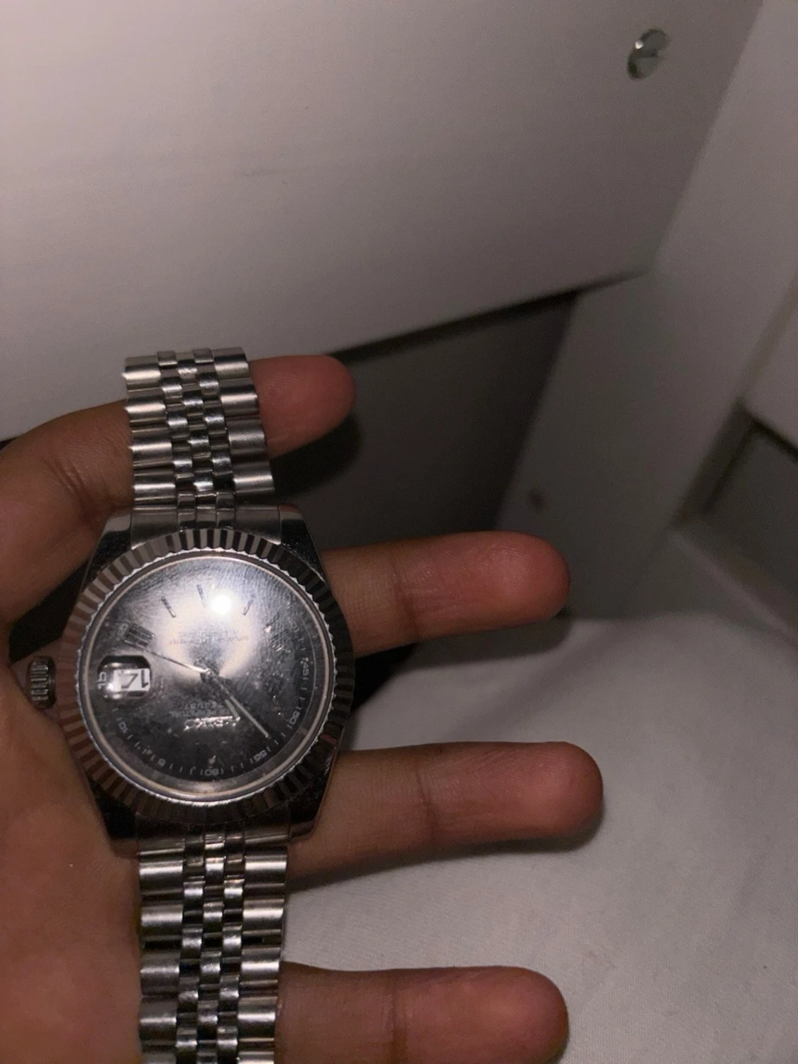 Klassisk silverfärgad Seiko klocka - 4