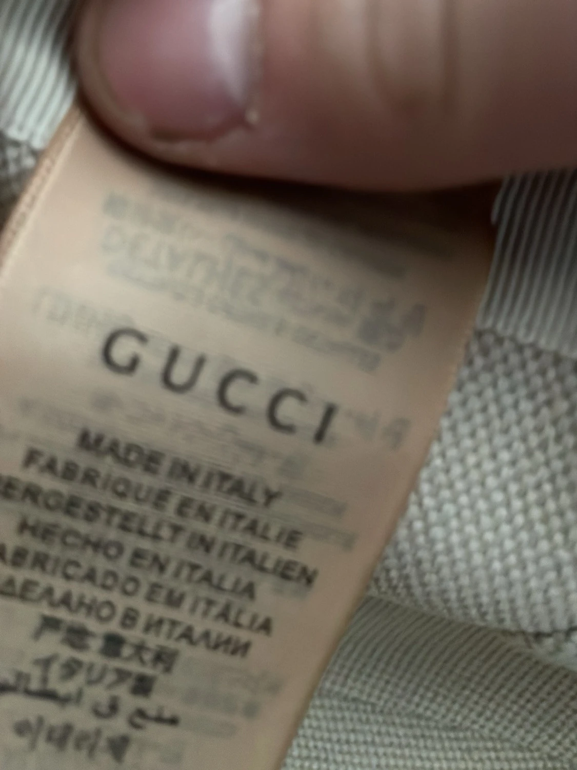 Beige GG keps från Gucci byte Äkta - 2