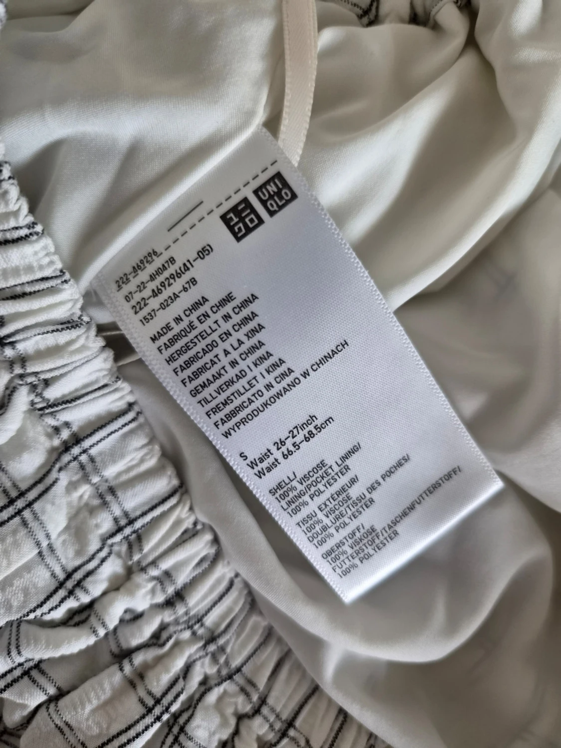 Rutigt set med topp och kjol uniqlo C S - 2