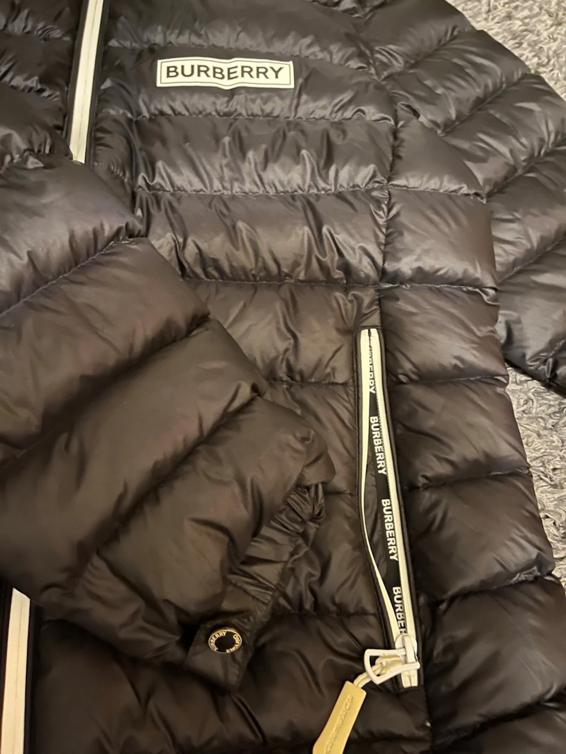 Svart dunjacka från Burberry - 3
