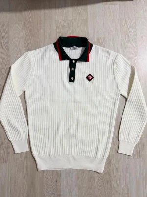 Casablanca white polo sweater - Never used, in amazing condition. Ask DM for more questions and follow insta to join our giveaways!