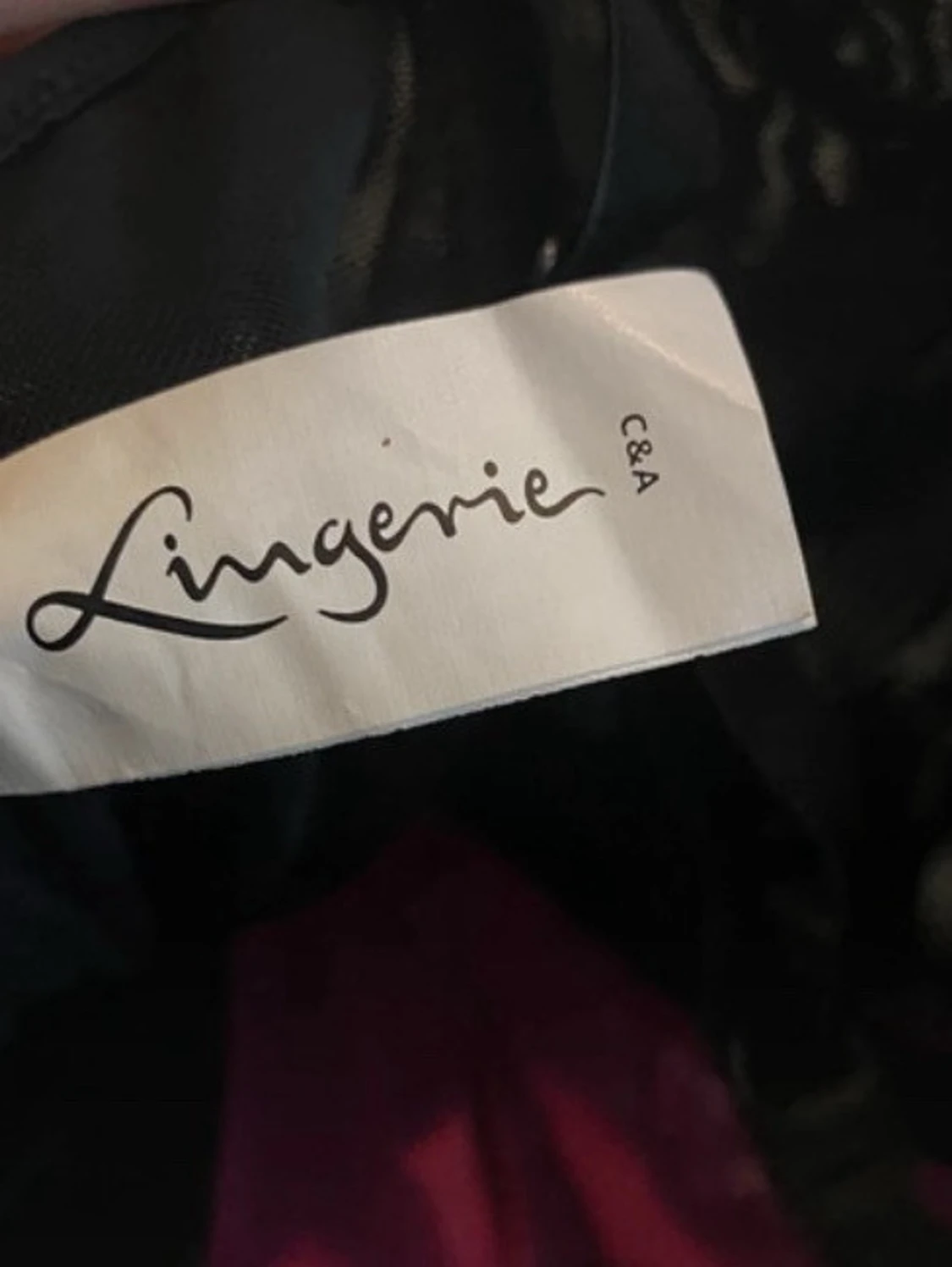 Snygg rösa och svart korsett topp - 6