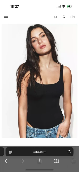 Svart body  från Zara - Endast använd en gång! 