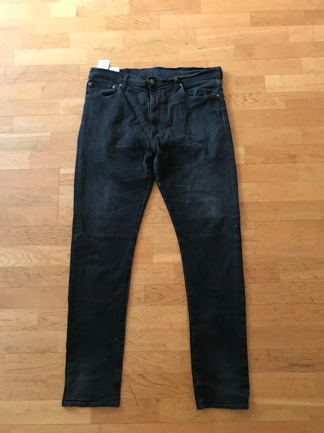 Svarta Levi's 512 jeans med rak passform - 4