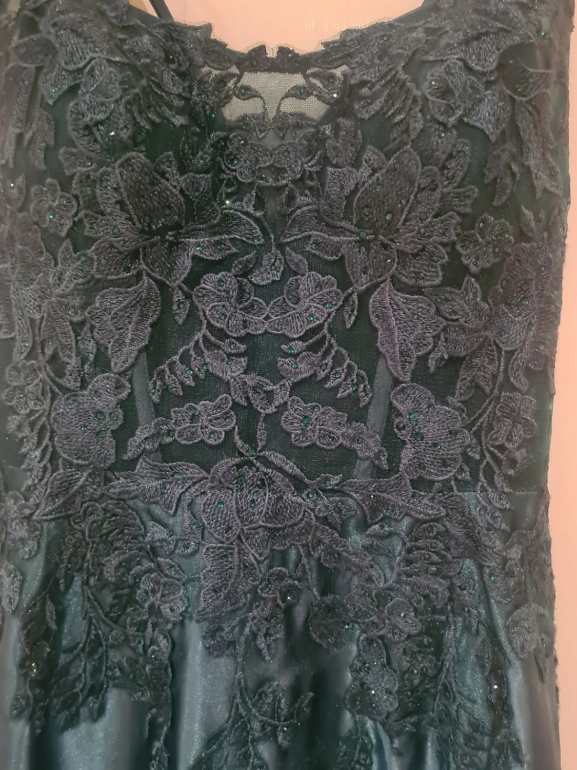 Mörkgrön balklänning - 2