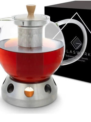 Teekanna med värmare - Teekanna med värmare 1,3 l Helt ny