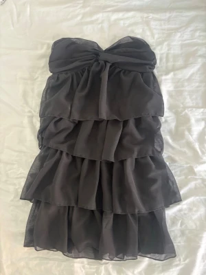 svart sommar klänning - säljer en helt ny svart sommae klänning! köptes förra året men kom aldrig till användning! kom gärna med prisförslag 