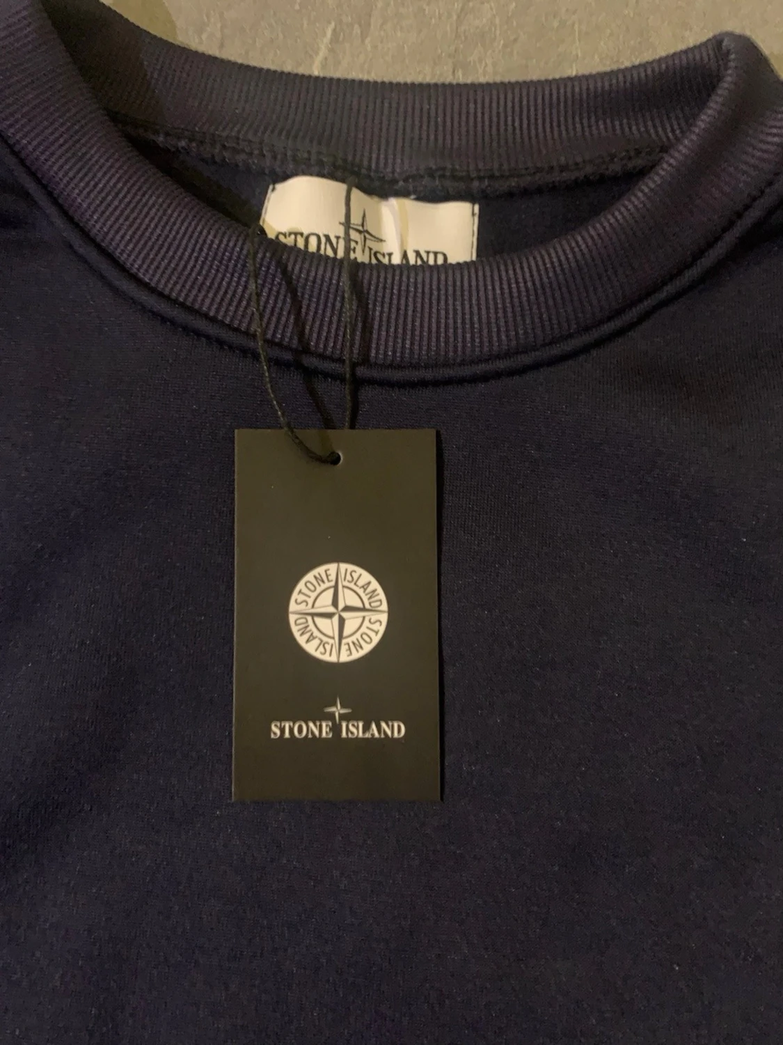 Mörkblå sweatshirt från Stone Island - 3