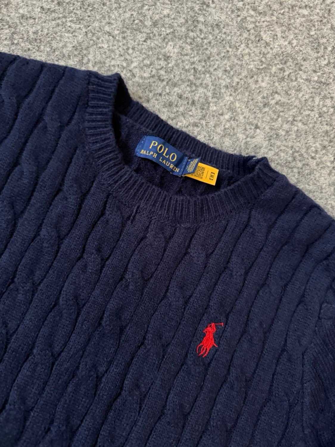 Ralph Lauren Polo navy blue knit sweater - 1