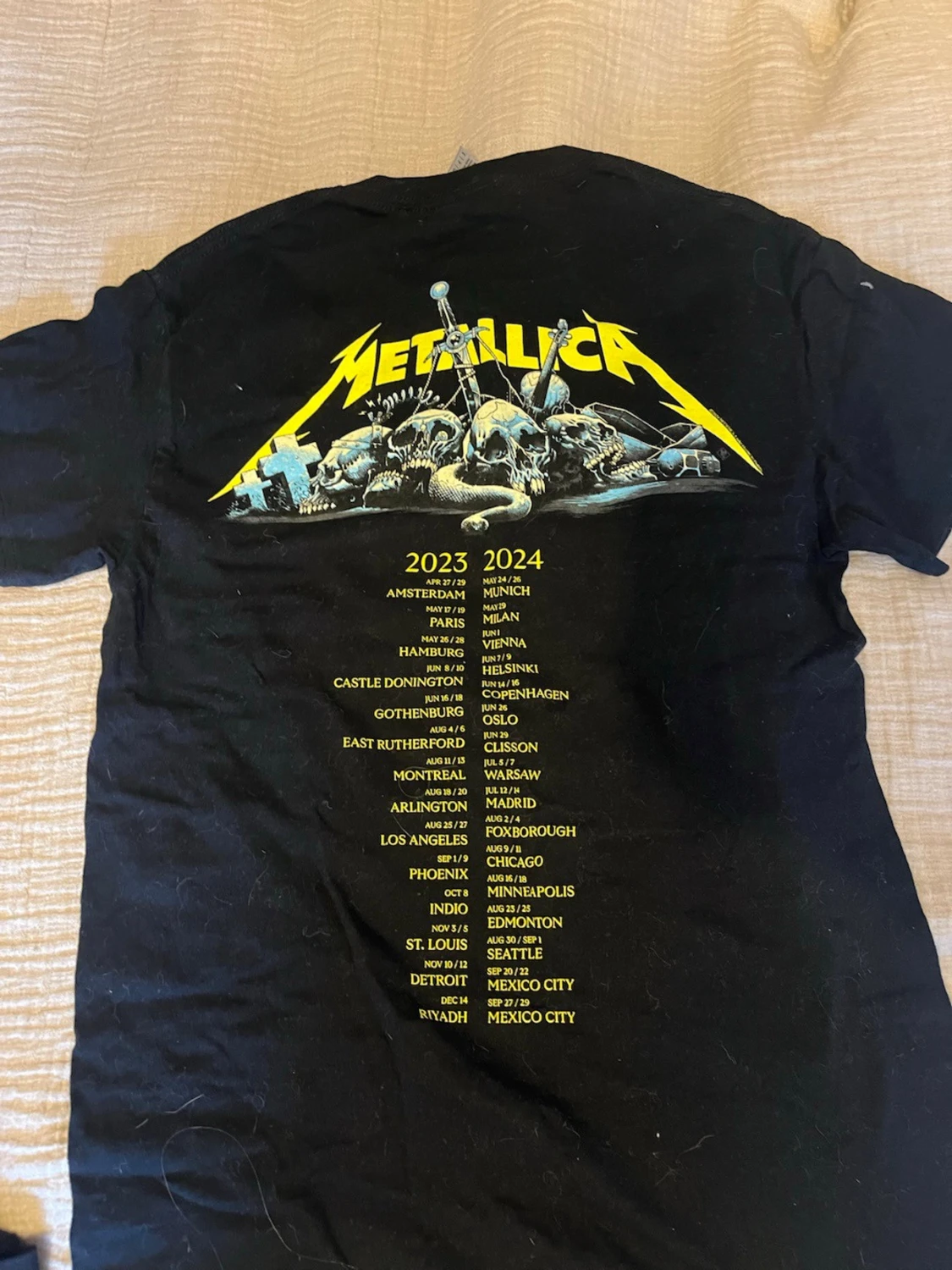 Metallica svart band t-shirt - 1