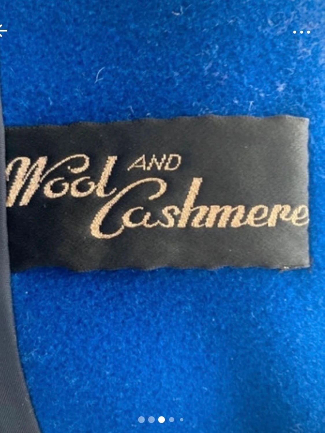 Kornblå kappa med knappar - 2