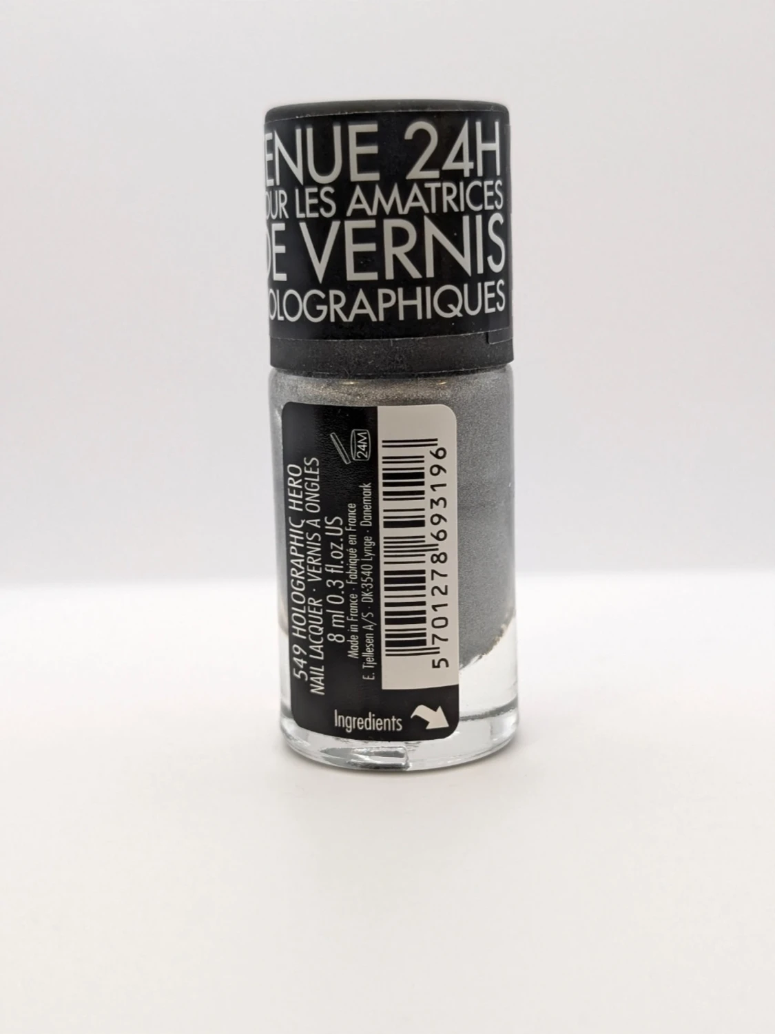 Silver holografiskt nagellack GOSH 75% kvar - 2