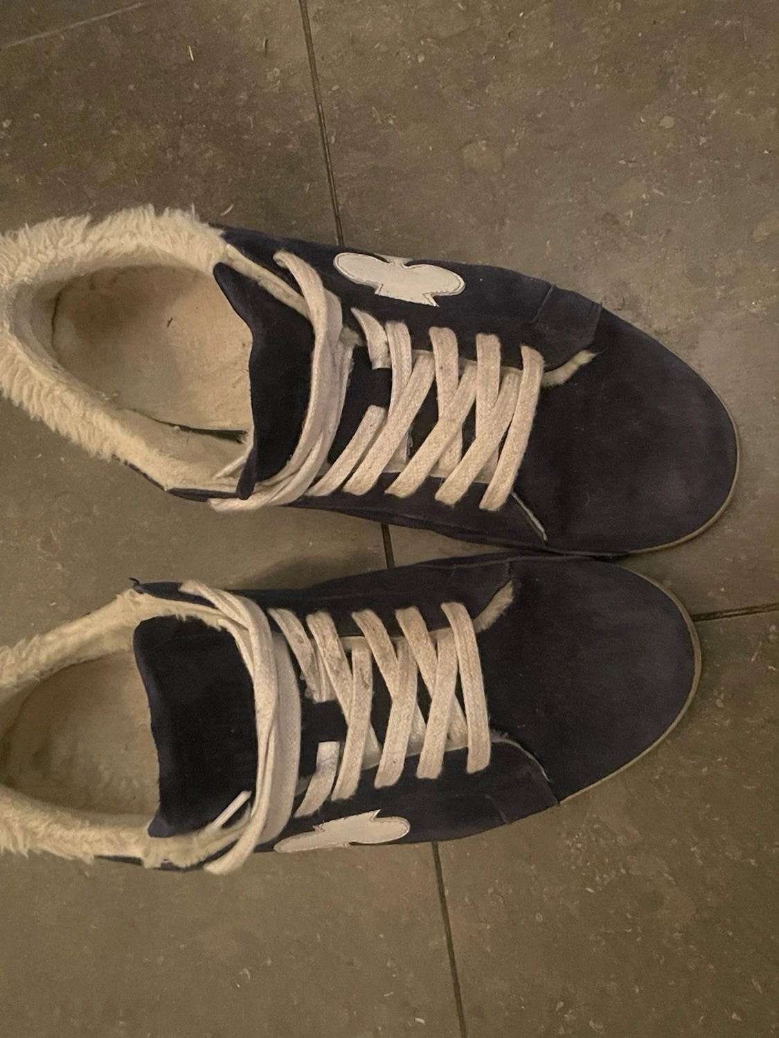 Marinblå the gallerist skor - 1