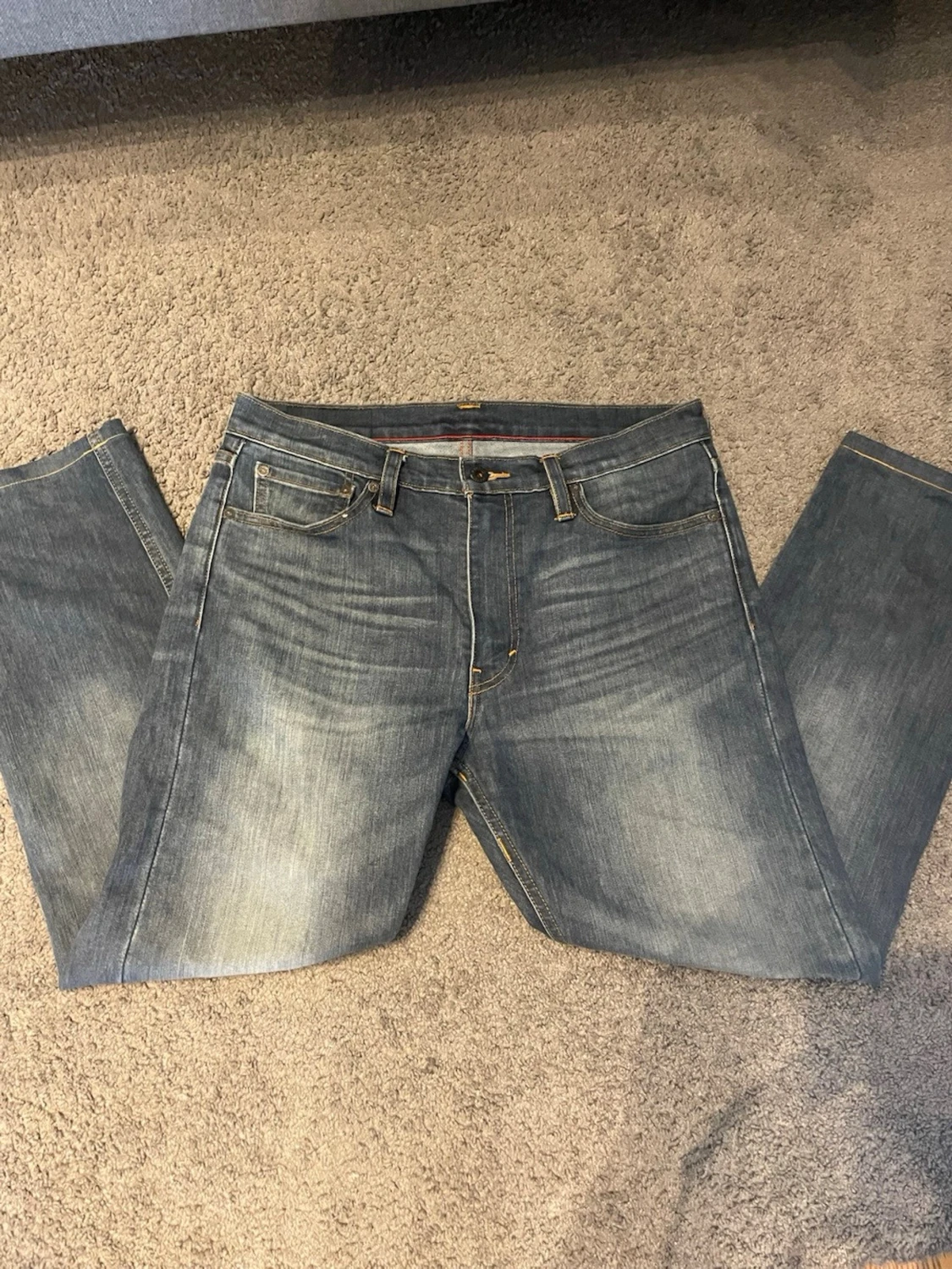 Levi's blå raka jeans - 2
