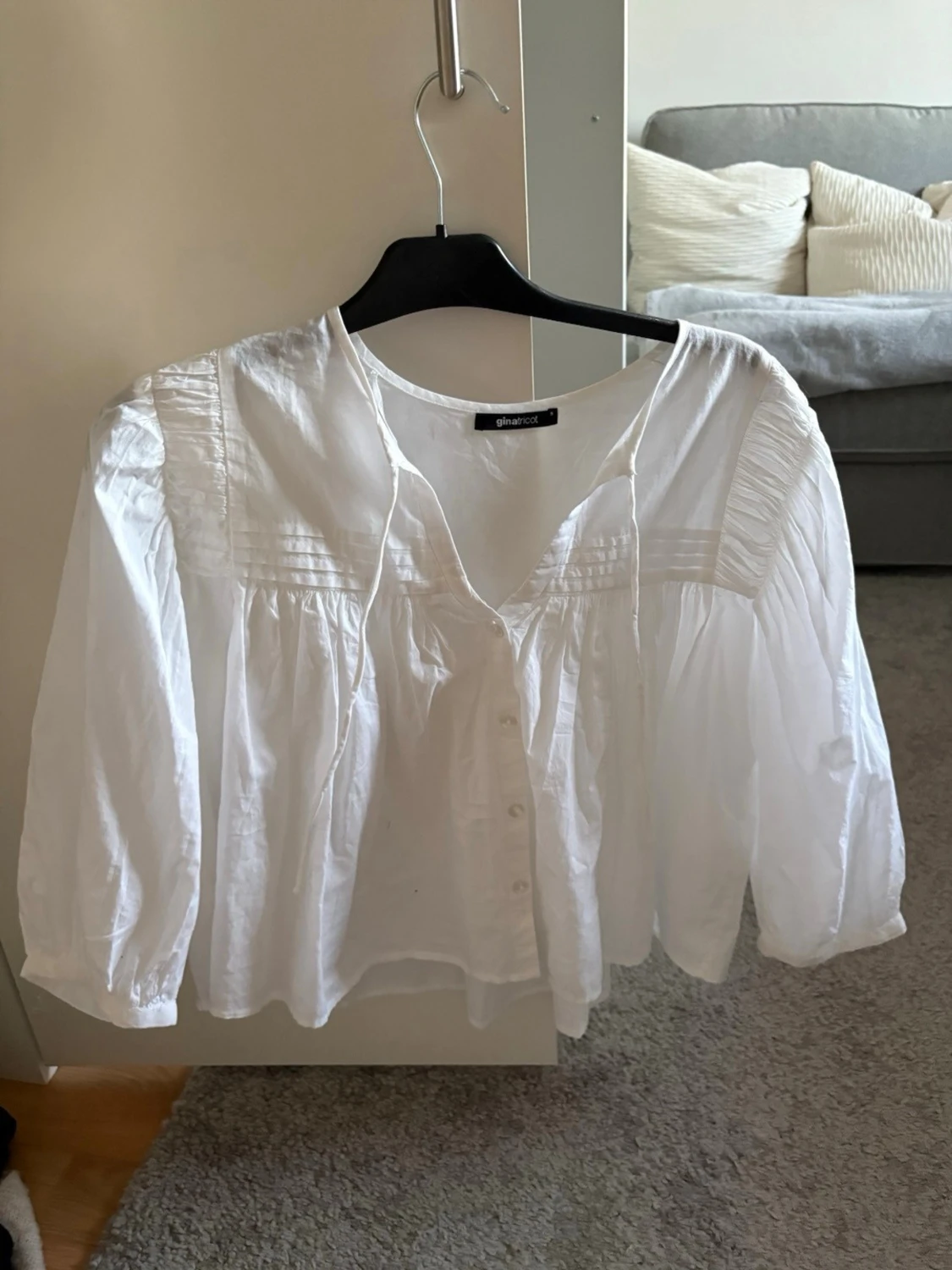 Vit blus 