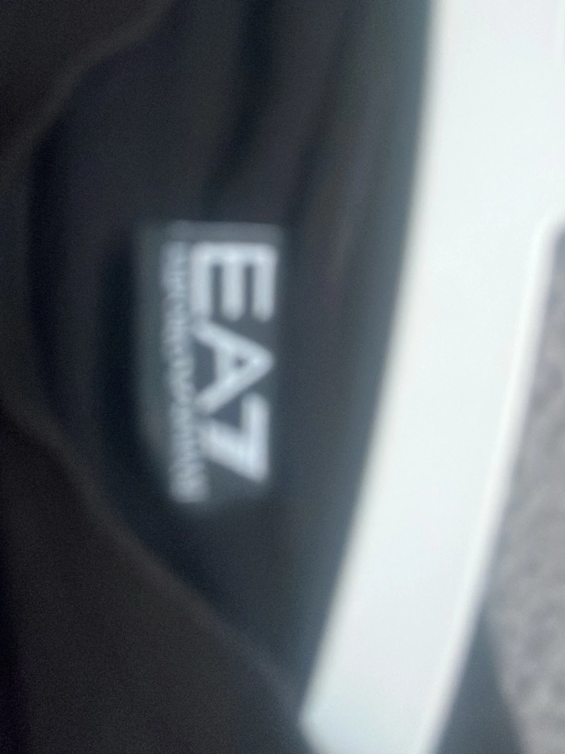 Svart sweatshirt från EA7 Emporio Armani - 1