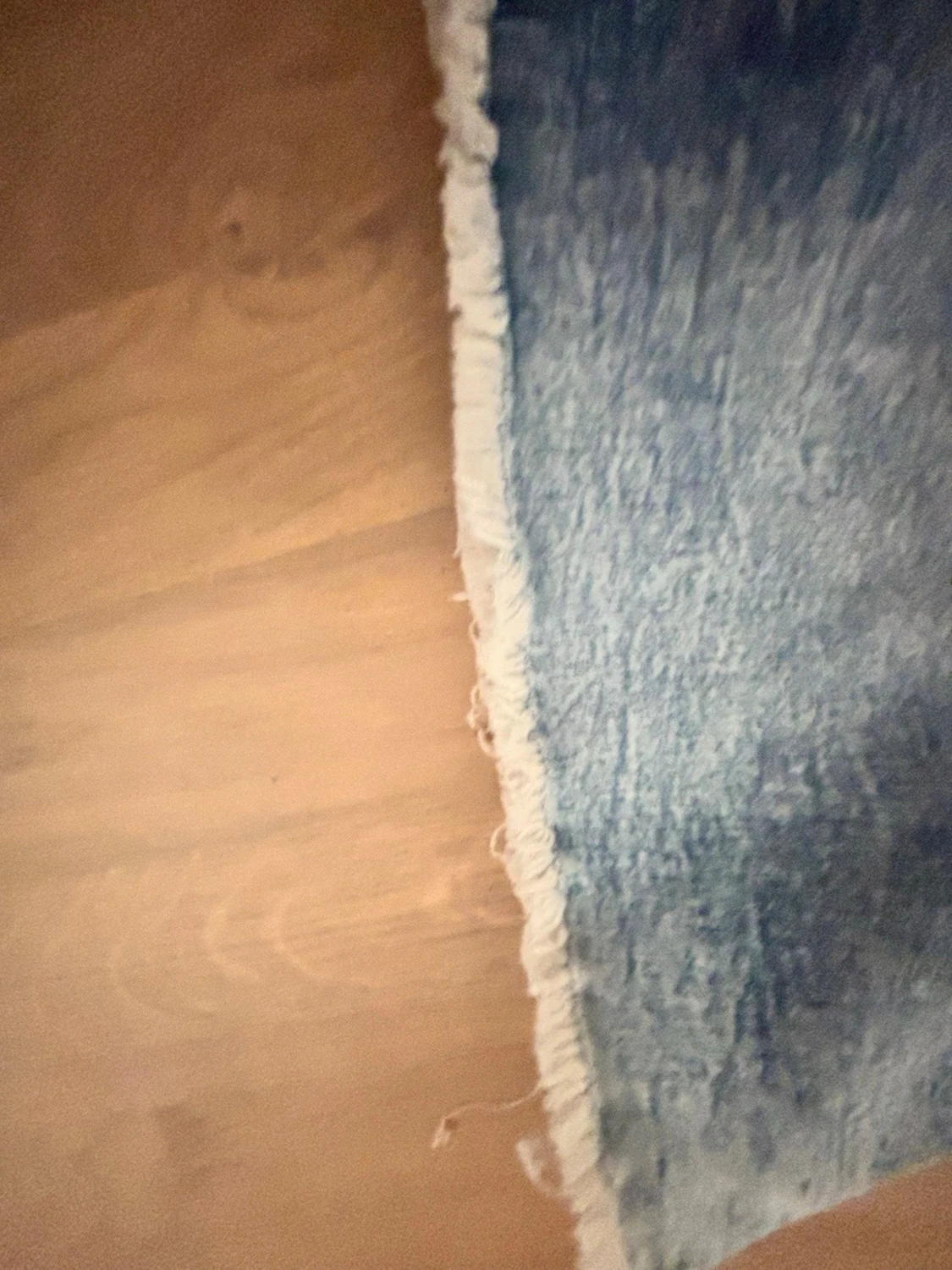 Ljusblå jeansdress med hängslen - 4