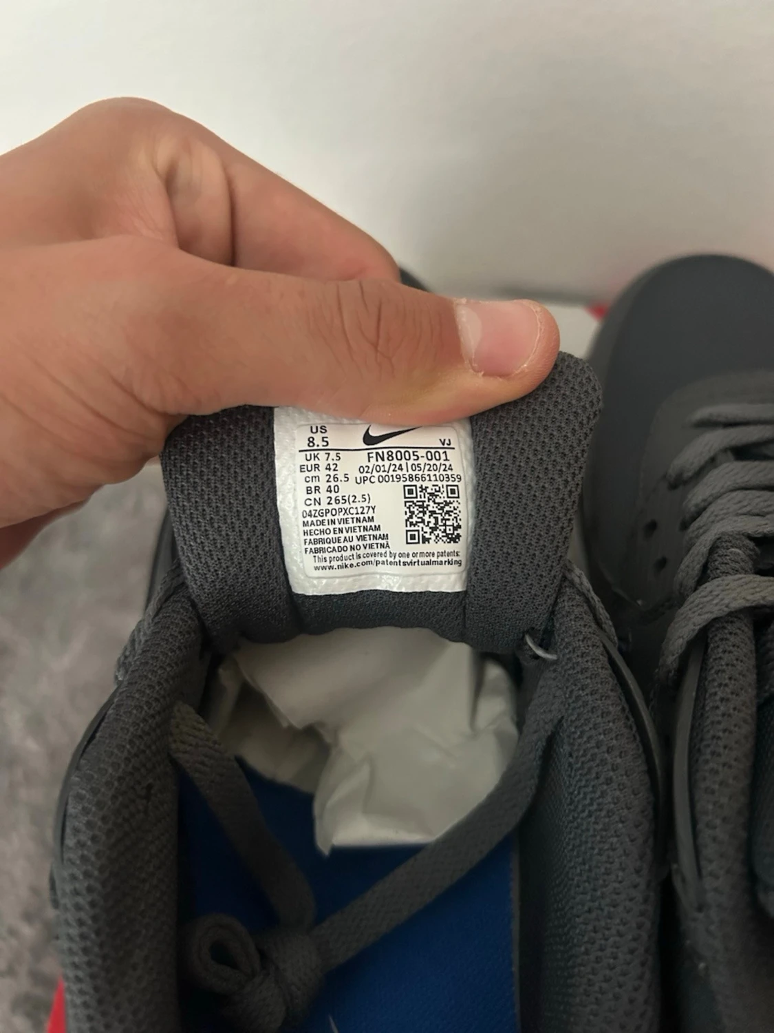 Nike Air Max 90 grå/blå sneakers - 6
