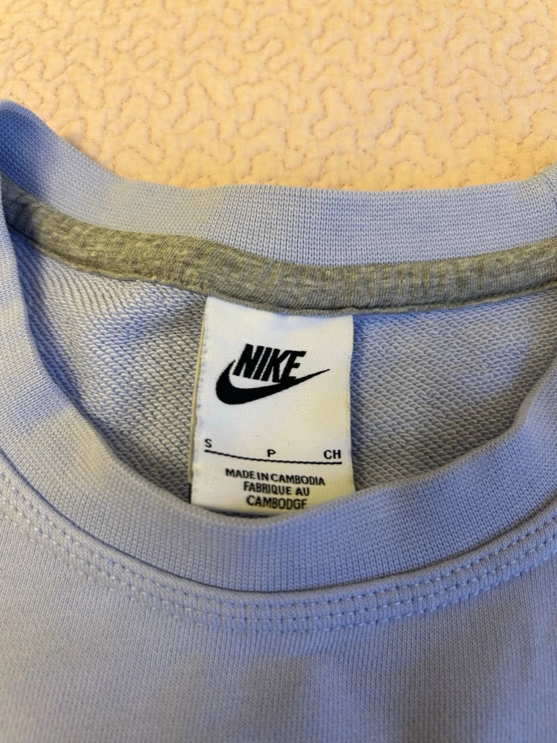 Ljusblå stickad tröja från Nike - 2
