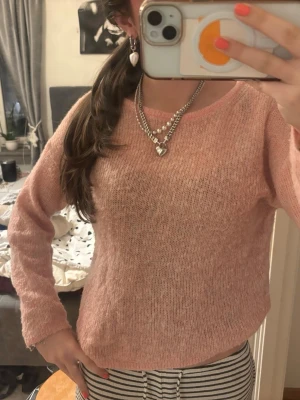 rosa stickad  - Såååå söt stickad tröja 