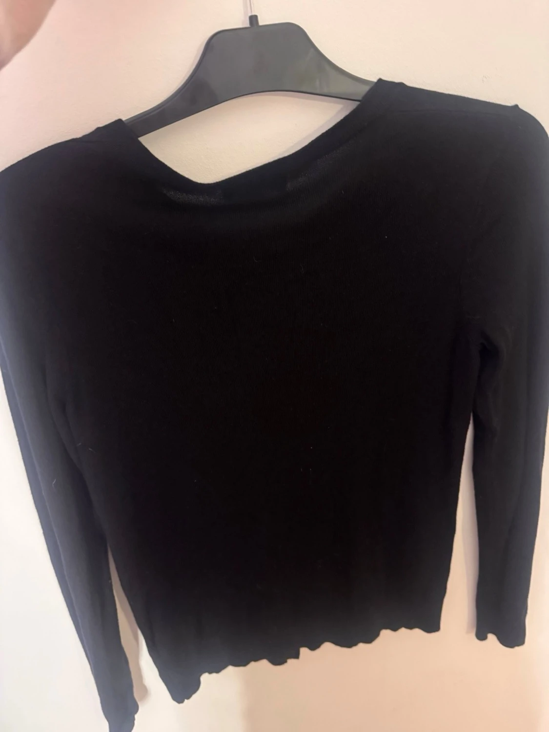 Svart knapp kofta - 1