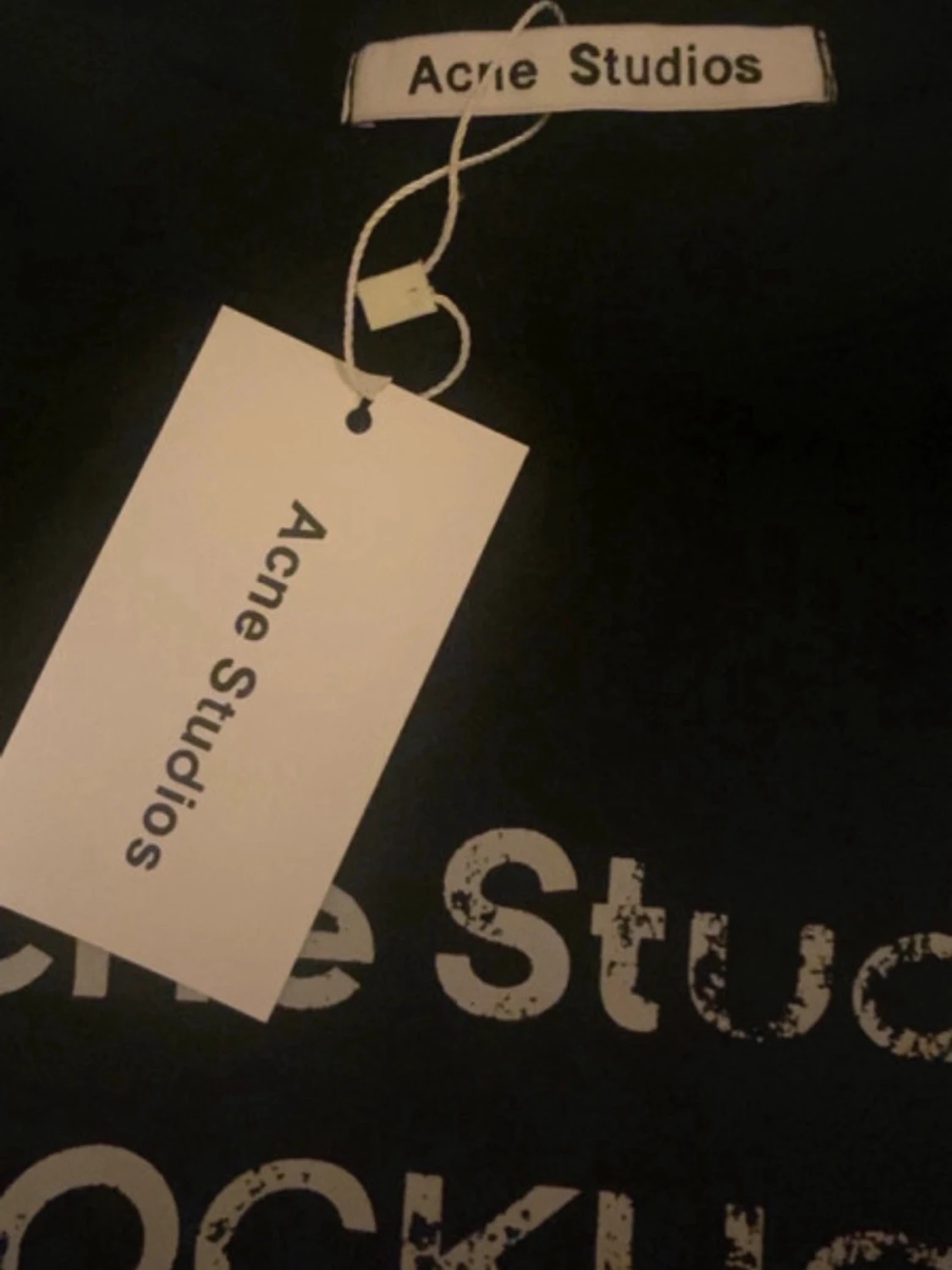 Svart Acne Studios t-shirt Stockholm - 1