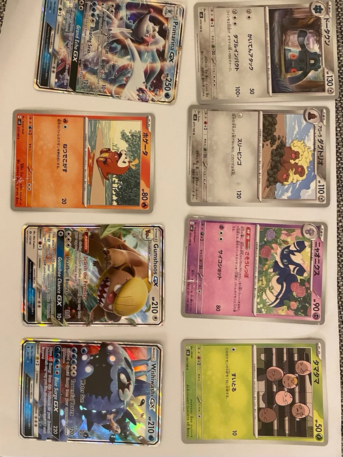 Samling Pokémonkort japanska