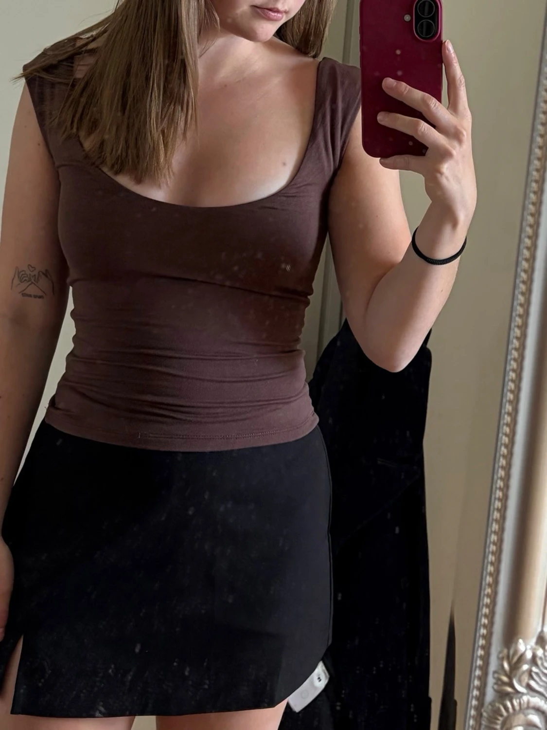 Deep Scoop Neck Top från Nelly