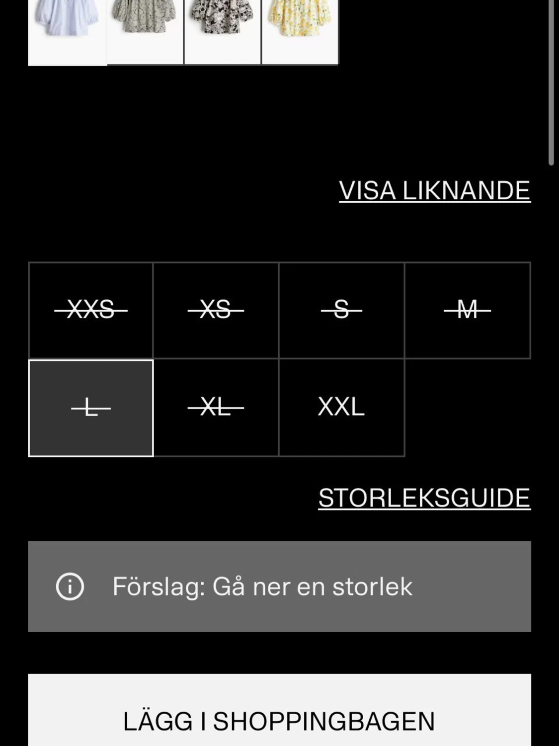 populär hm blus - 1
