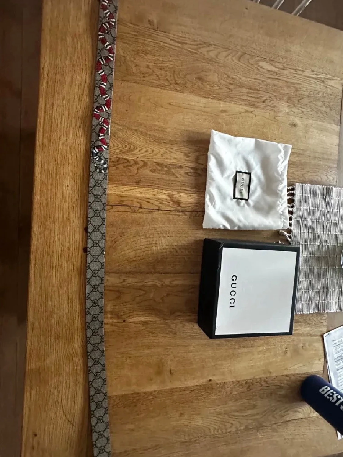 Gucci snake bälte