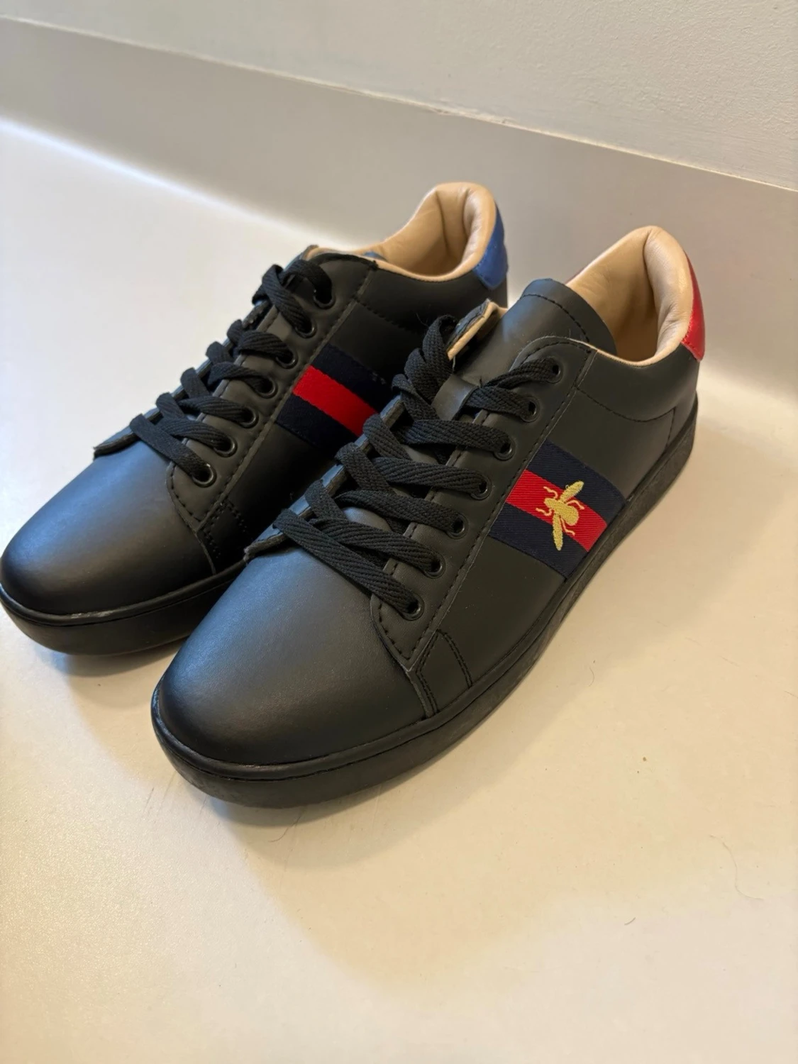 Svarta Gucci ace skor - 1