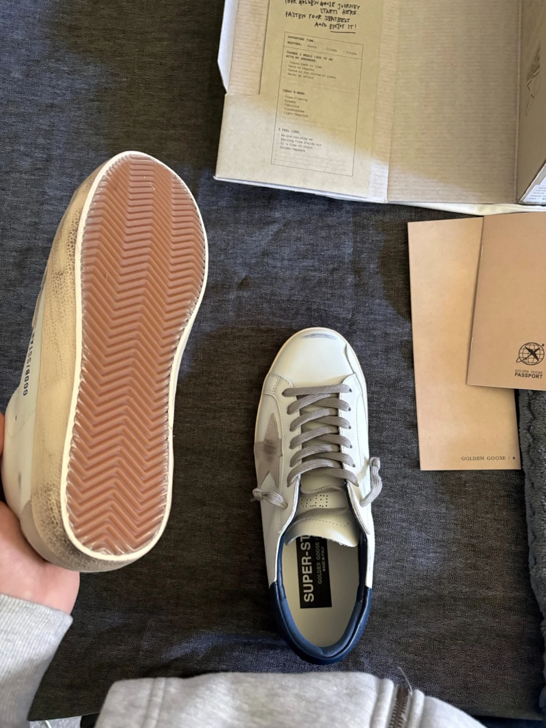 Golden Goose vita sneakers med stjärna - 2