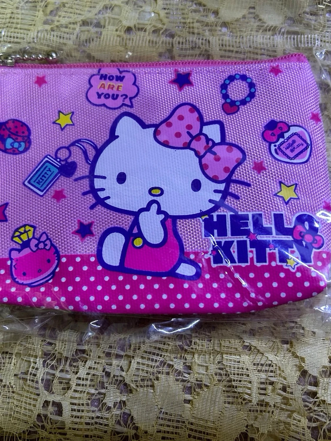 Hello Kitty rosa plånbok - 1