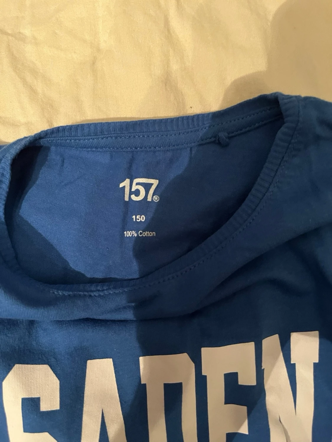 Blå Pasadena t-shirt med tryck - 2