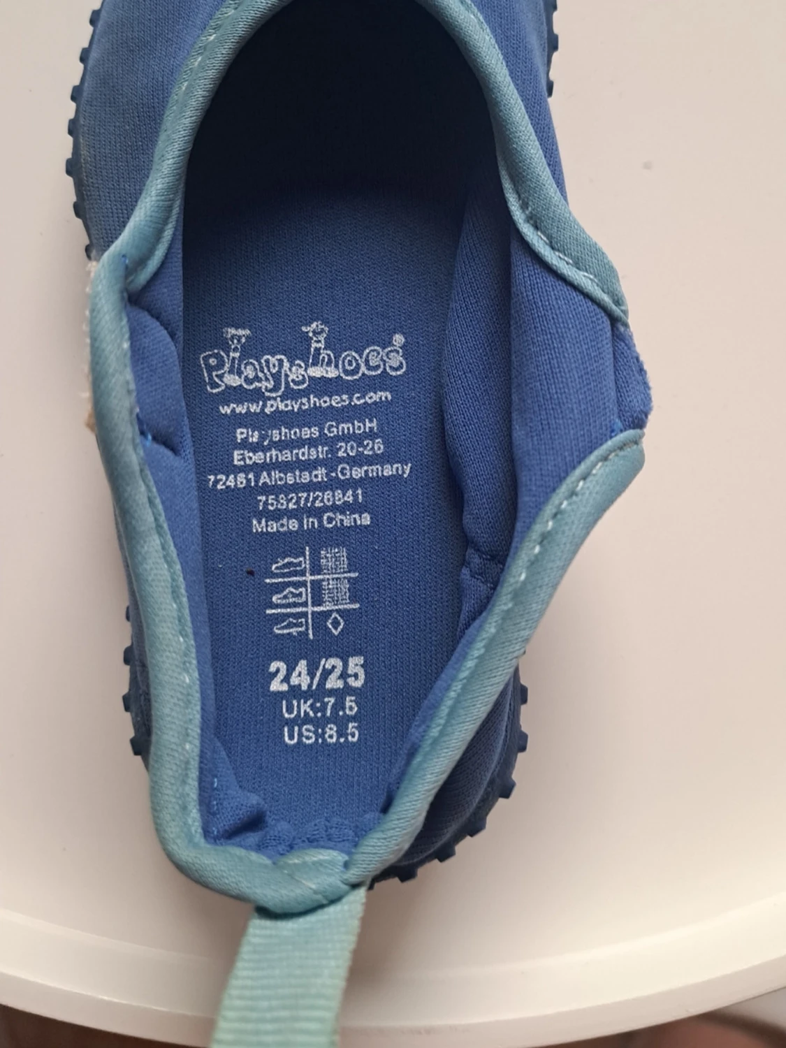 Blå badskor från Playshoes - 4