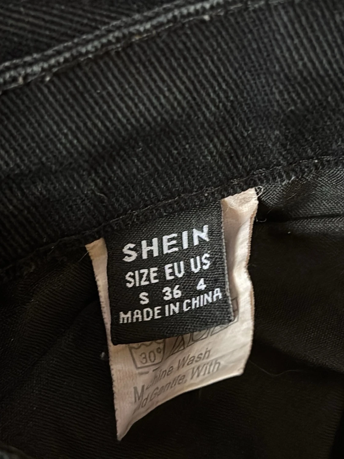 Svarta raka jeans - 3